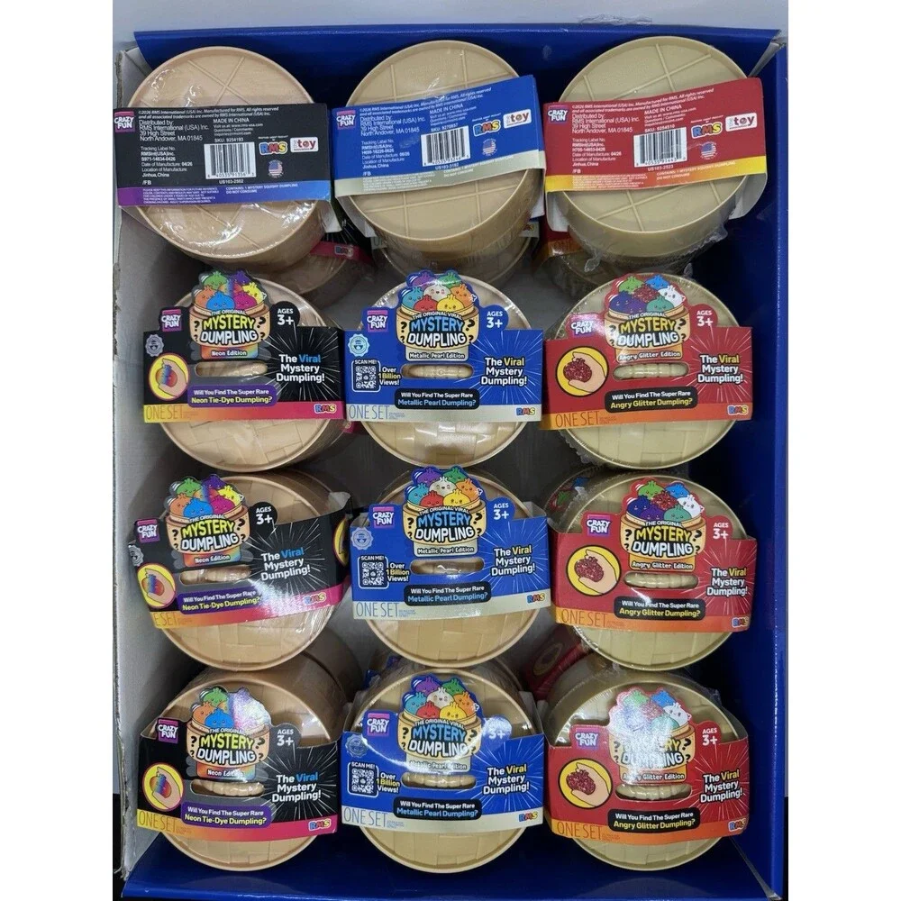 New Original Viral Mystery Dumpling Metallic Pearl-Neon-Angry Sealed Lot Of 24